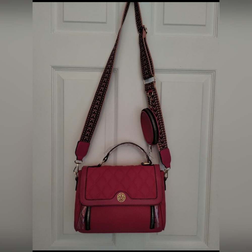 Pink Boutique style Crossbody Shoulder Purse